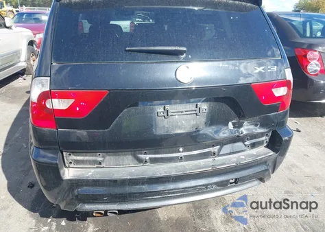 2006 BMW X3 3.0I из США, поврежденный, VIN WBXPA93486WG84256